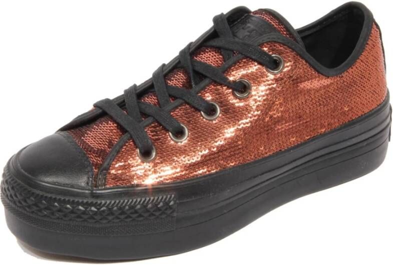 Converse Platform pailletten schoen in brons