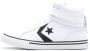 Converse Pro Blaze Strap Leren Sneaker White Dames - Thumbnail 2