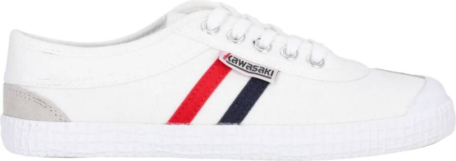 Kawasaki Retro Canvas Schoen Wit Multicolor