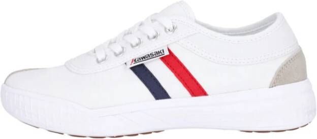 Kawasaki Retro Canvas Schoen Wit Multicolor Dames