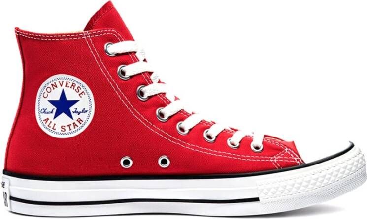 Converse Rode hoge canvas sneakers Rood Heren
