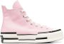 Converse Roze Hi-Top Sneakers Logo Rubberen Zool Pink Dames - Thumbnail 7