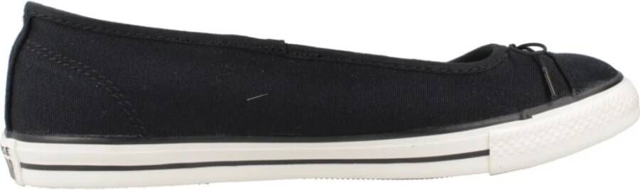 Converse Sierlijke Ballerina Instap Schoenen Black Dames