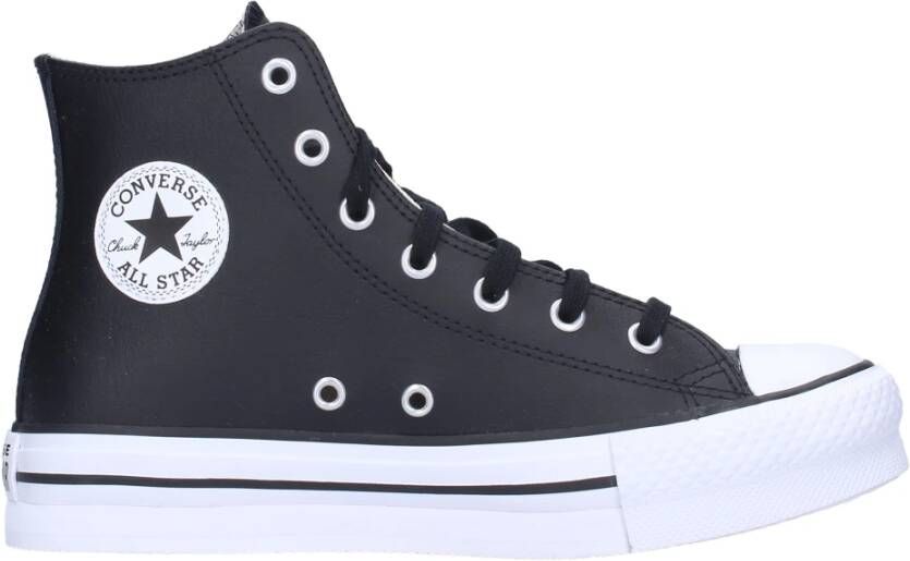 Converse Chuck Taylor All Star Eva Lift Leather Chuck Taylor in zwart formaten: 37.5 - Foto 2
