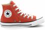 Converse Chuck Taylor All Star High Heren Schoenen Orange Textil - Thumbnail 12