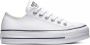 Converse Chuck Taylor All Star Lift Ox Lage sneakers Leren Sneaker Dames Wit - Thumbnail 19