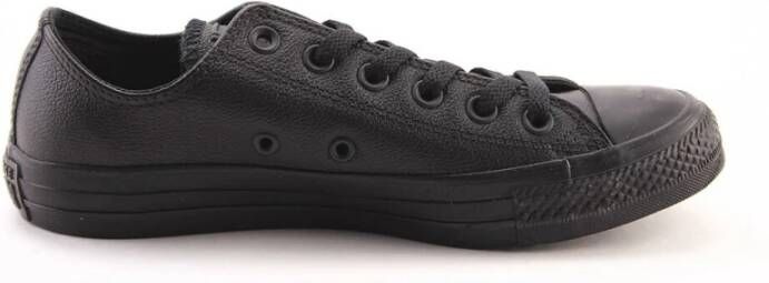 Converse Monochrome Tutta Nera Lage Sneakers Zwart Unisex