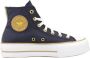 Converse Chuck Taylor All Star Lift Platform Hoge sneakers Dames Blauw - Thumbnail 2