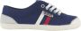 Kawasaki Sneakers Retro 23 Canvas Shoe K23 90W Navy Stripe - Thumbnail 6