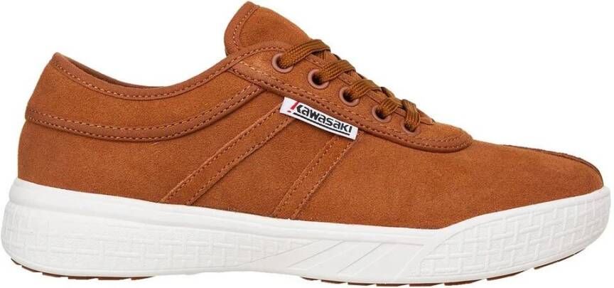 Kawasaki Suede Chunky Sneakers Brown Heren