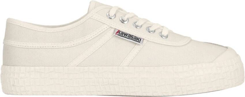 Kawasaki Originele Canvas Sneakers Beige Heren