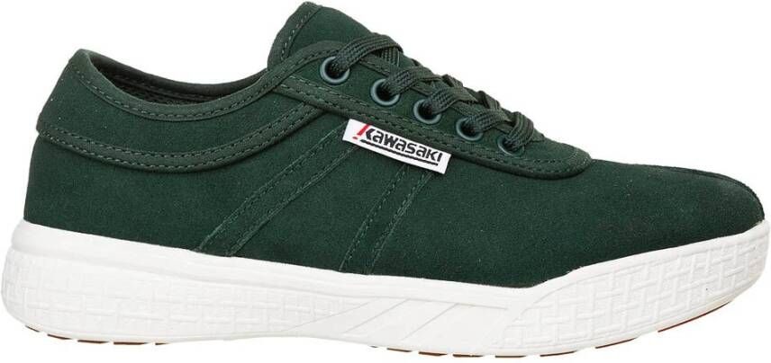 Kawasaki Leap Suède Sneakers Green Heren