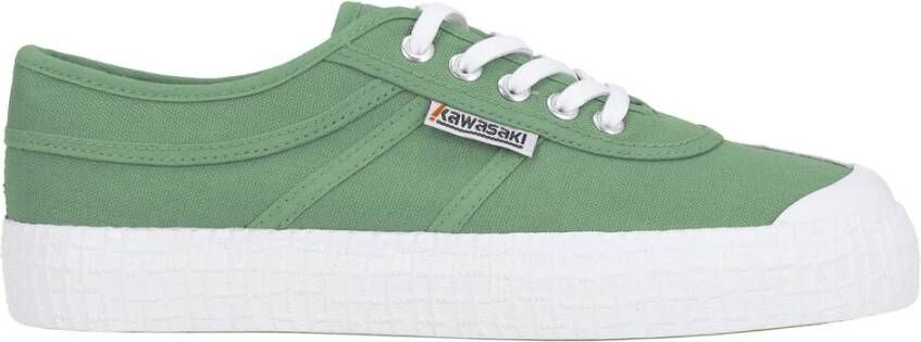 Kawasaki Originele Canvas Sneakers Green Heren