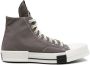 Converse Grijze Laceless Hi-Top Sneakers Grijs Dames - Thumbnail 1