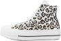 Converse Chuck Taylor All Star Lift Leopard Love Fashion sneakers Schoenen white black epic dune maat: 38 beschikbare maaten:36.5 37.5 36 38 39. - Thumbnail 1