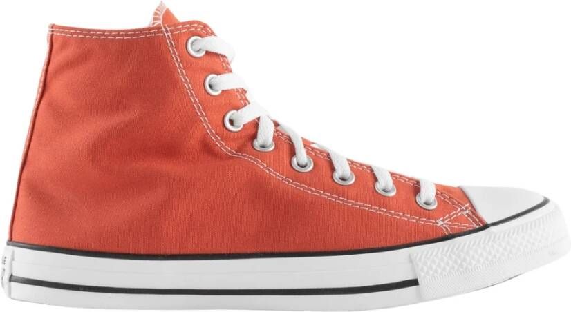 Converse Chuck Taylor All Star High Schoenen Orange Textil - Foto 4