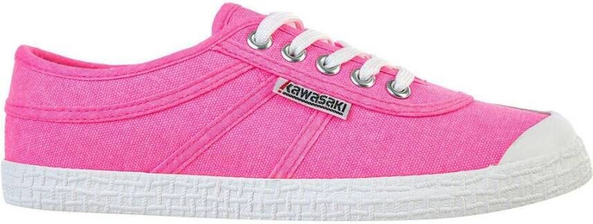 Kawasaki Canvas Sneakers Pink Dames