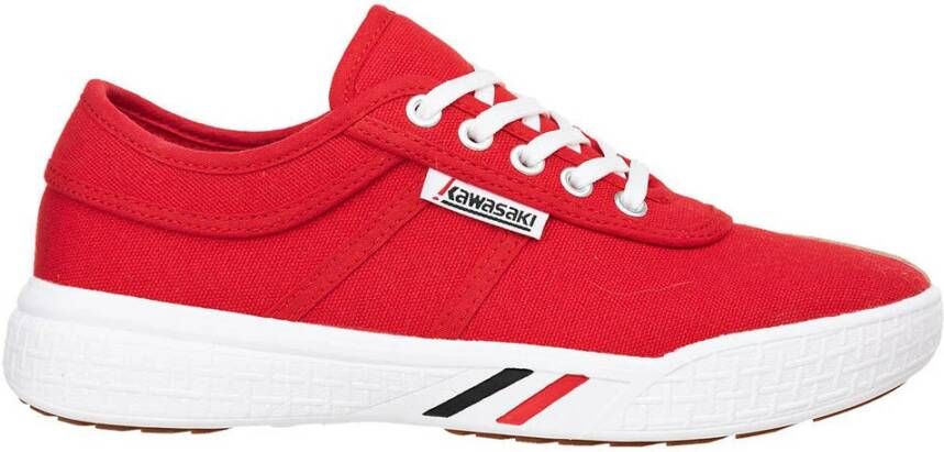 Kawasaki Leap Canvas Sneakers Red Dames