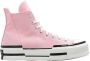 Converse Roze Hi-Top Sneakers Logo Rubberen Zool Pink Dames - Thumbnail 1