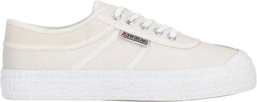 Kawasaki Originele Canvas Sneakers Beige Heren