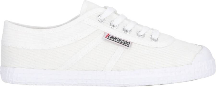 Kawasaki Corduroy Shoer Sneakers White Heren