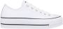 Converse Chuck Taylor All Star Lift Ox Lage sneakers Leren Sneaker Dames Wit - Thumbnail 22