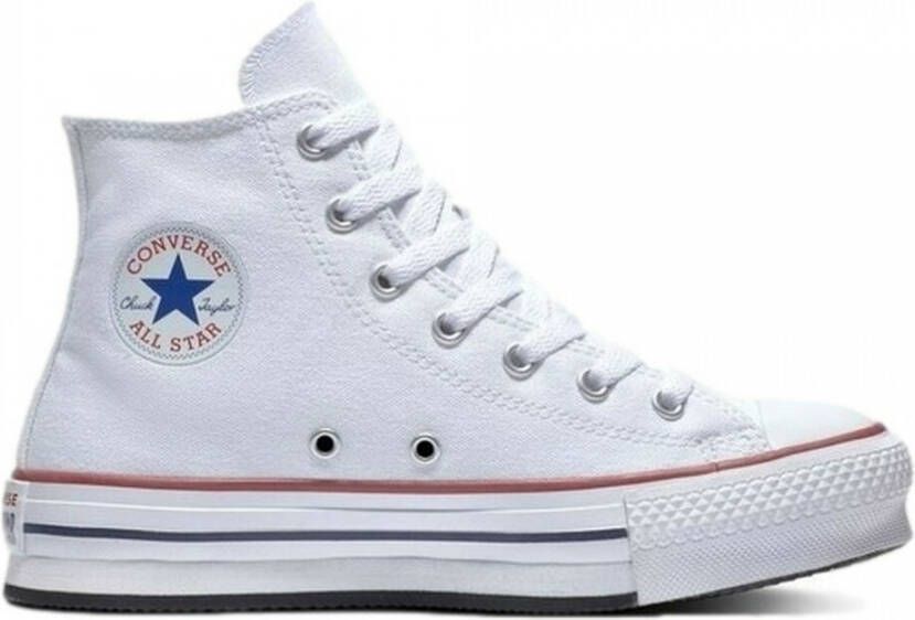 Converse Chuck Taylor All Star Eva Lift Canvas Platform (gs) Fashion sneakers Schoenen white garnet maat: 37 beschikbare maaten:36 37.5 38 39 - Foto 4