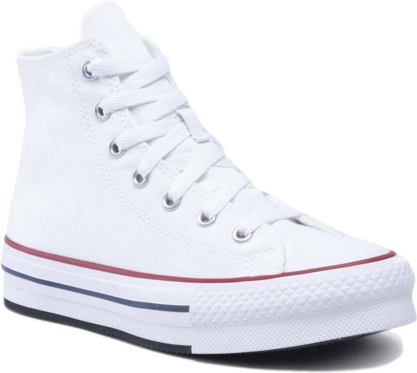 Converse Chuck Taylor All Star Eva Lift Canvas Platform (gs) Fashion sneakers Schoenen white garnet maat: 37 beschikbare maaten:36 37.5 38 39 - Foto 2