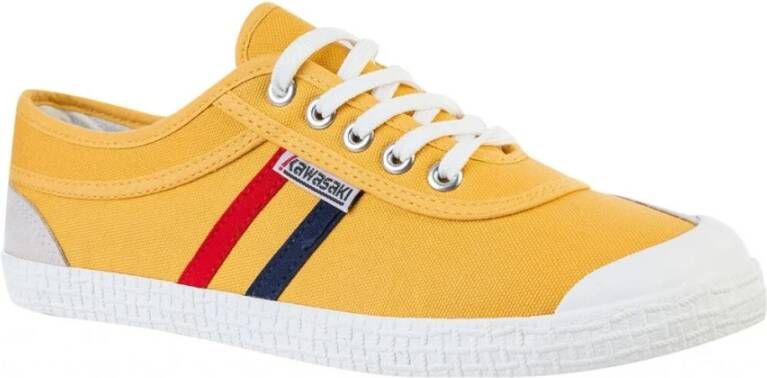 Kawasaki Retro Canvas Schoen Golden Rod Yellow Heren