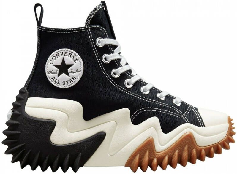 Converse Run Star Motion Canvas Platform Fashion sneakers Schoenen black white gum honey maat: 44.5 beschikbare maaten:42.5 43 44.5 45 46