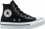 Converse Ctas Eva Lift Platform High Unisex Schoenen Zwart Maat: 37.5 Textil Foot Locker - Thumbnail 1