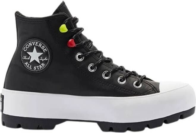 Converse Chuck Taylor All Star Hi Lugged Dames Schoenen Black Leer