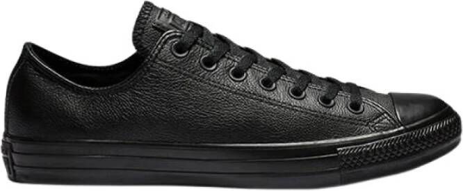 Converse Monochrome Tutta Nera Lage Sneakers Zwart Unisex