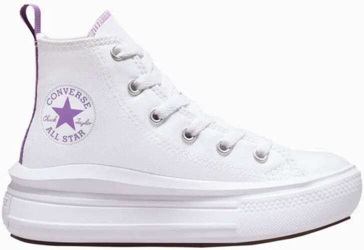 Converse Chuck Taylor All Star Move Platform Fashion sneakers Schoenen white pixel purple white maat: 38.5 beschikbare maaten:38.5