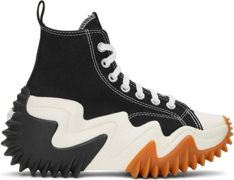 Converse Run Star Motion Canvas Platform Fashion sneakers Schoenen black white gum honey maat: 44.5 beschikbare maaten:42.5 43 44.5 45 46