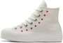 Converse Stijlvolle witte rode hart sneakers (W) Wit Dames - Thumbnail 1