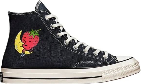 Converse Strawberry Moon Chuck 70 Sneakers Zwart Unisex