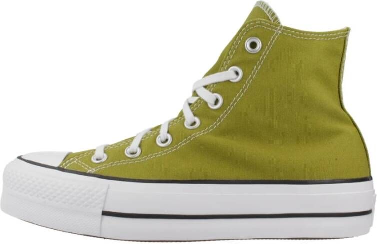 Converse Verhoogde Chuck Taylor All Star Sneakers Green Dames