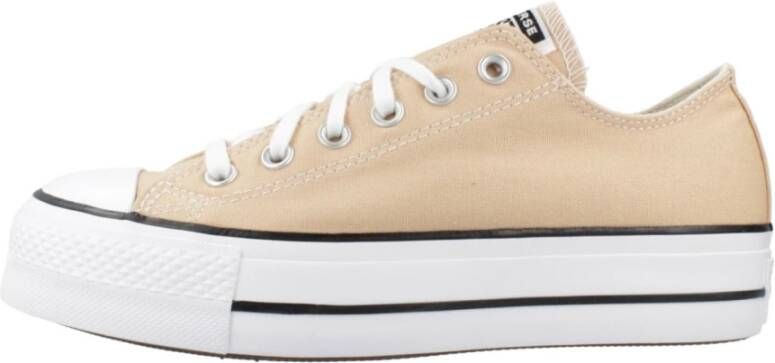 Converse Dames Lage sneakers Chuck Taylor All Star Lift Ox Beige Textiel
