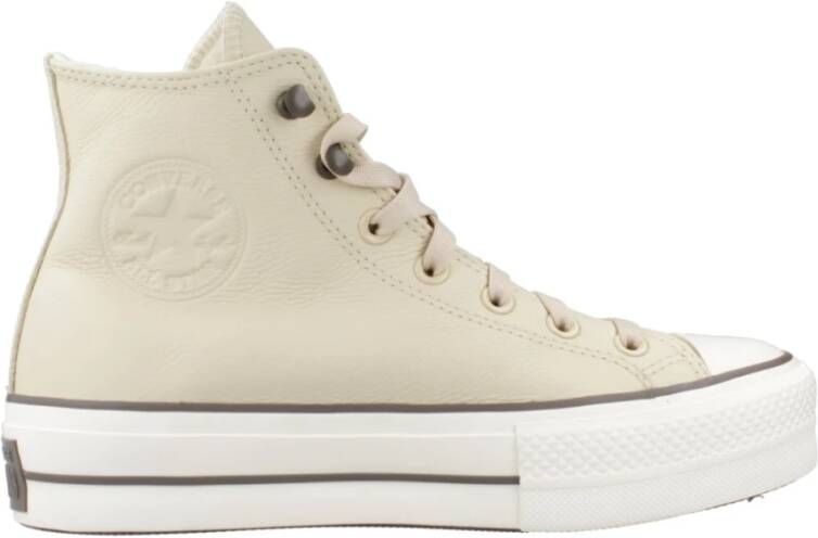 Converse Verhoogde Hi-Top Sneakers Beige Dames