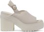 Converse Witte Leren Plateau Sandalen - Thumbnail 1