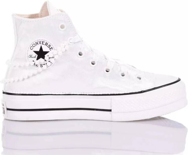 Converse Witte Platform Sneakers voor Vrouwen