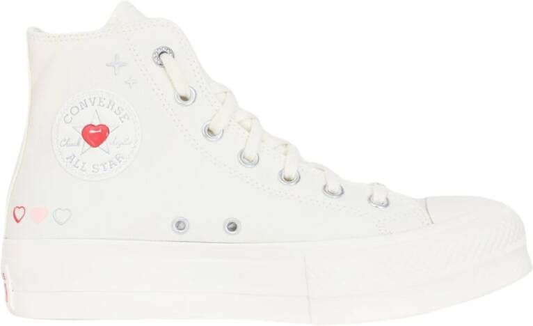 Converse Y2K Heart High Top Sneakers White Dames