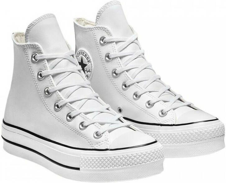Converse Zapatillas Chuck Taylor All Star Lift Leather High Top Wit Dames