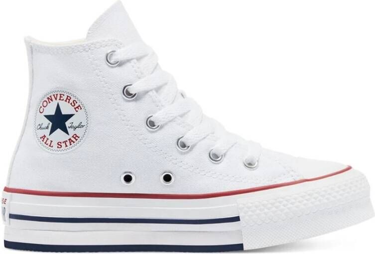 Converse Chuck Taylor All Star Eva Lift Canvas Platform (gs) Fashion sneakers Schoenen white garnet maat: 37 beschikbare maaten:36 37.5 38 39