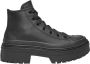 Converse Zwarte Hoge Top Lugged Hiel Sneakers Black Dames - Thumbnail 4
