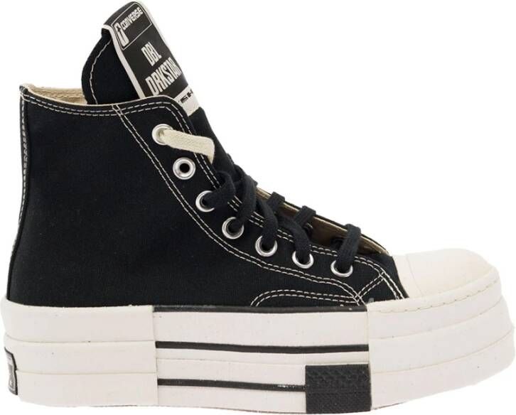 Converse Zwarte Drkshwd Sneakers DBL Drkstar HI Zwart Dames