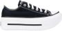 Converse Zwarte Stoffen Veterschoenen met Plateauzool - Thumbnail 1