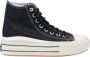 Converse Zwarte Veterschoenen van Leer - Thumbnail 1