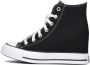 Converse Ctas Wedge Dames Schoenen Zwart Maat: 37.5 Canvas Foot Locker - Thumbnail 1